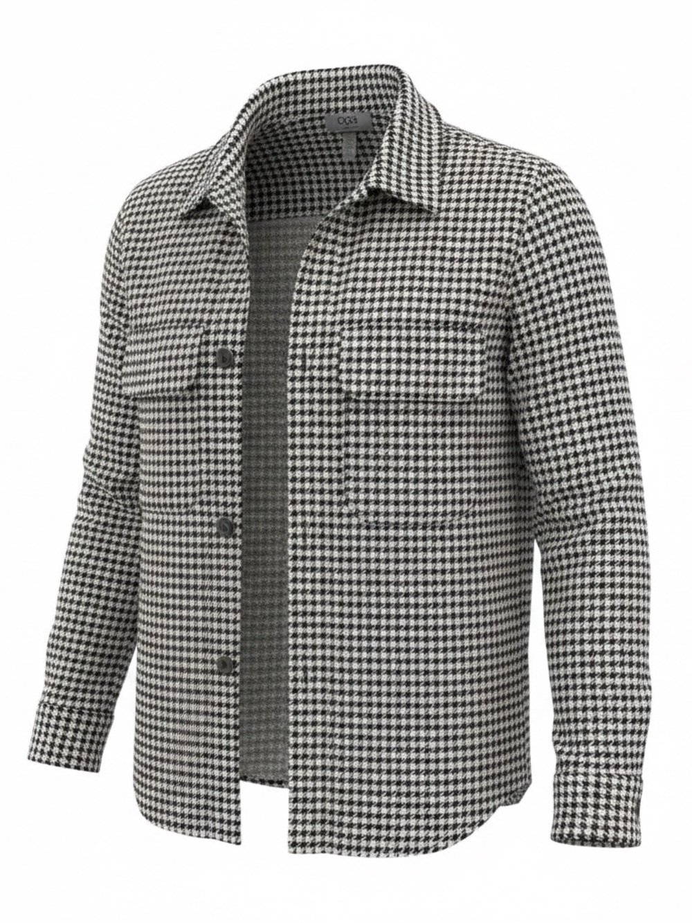 One by Chapter one Women's Houndstooth Shirt Jacket - XL